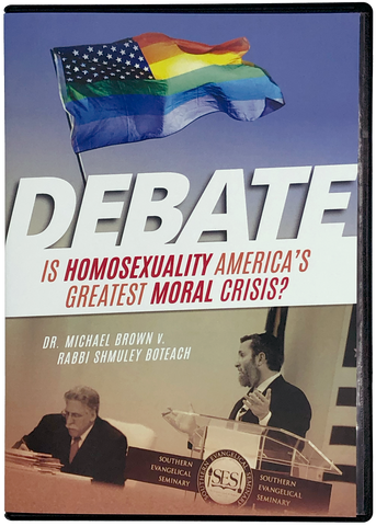 DEBATE: Is Homosexuality America's Greatest Moral Crisis? Brown/Boteach DVD/Digital Download